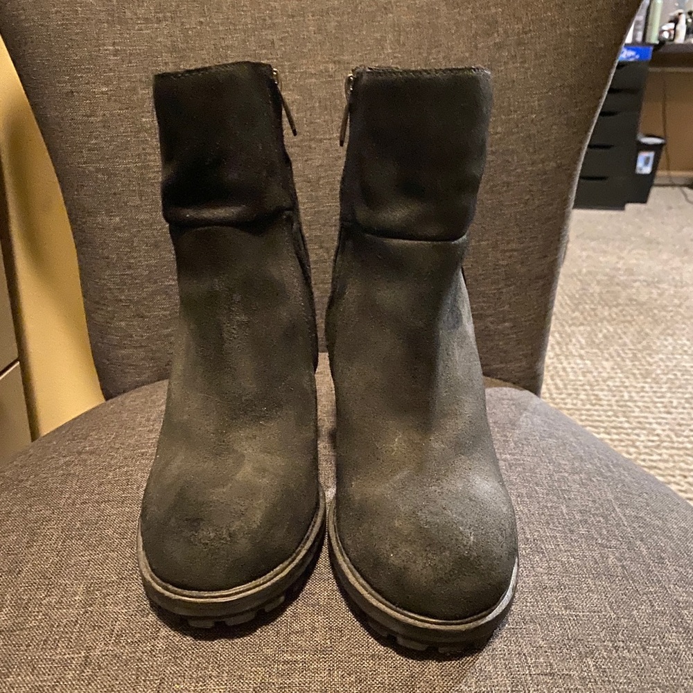 Sam Edelman black suede bootie